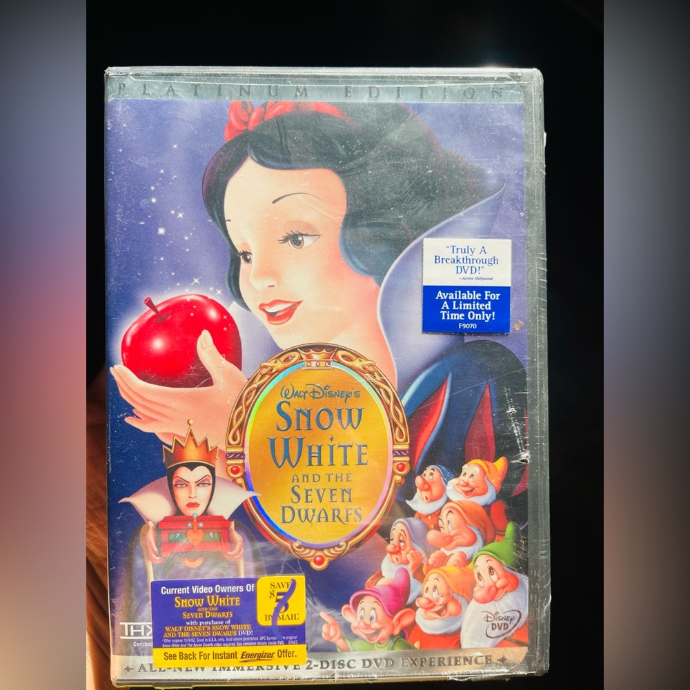 Disney's Enchantment DVD Set with Blue and Gold Accents
